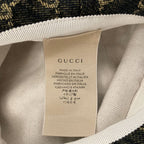 Gucci GG Jacquard Denim Bucket Hat M 58 cm Black — view 9