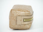 Gucci Guccissima Leather Pouch Case Pink Beige — view 4