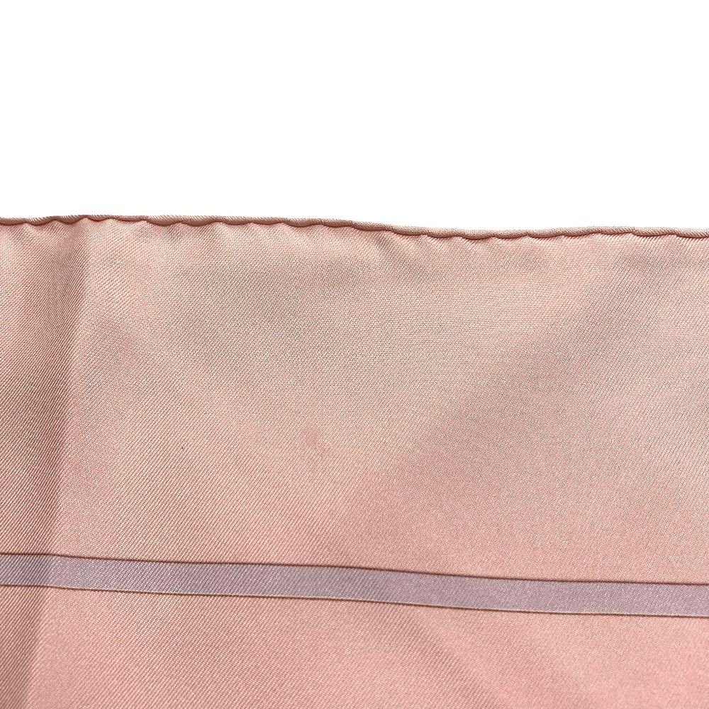 Hermes Carre 90 Boogie Woogie Silk Scarf Pink — view 4