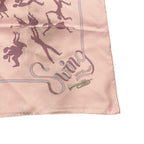 Hermes Carre 90 Boogie Woogie Silk Scarf Pink — view 3