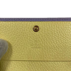 Gucci Double Leather Bifold Card Case Purple — view 4