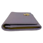 Gucci Double Leather Bifold Card Case Purple — view 7