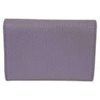 Gucci Double Leather Bifold Card Case Purple — view 2