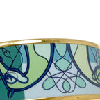 Hermes Enamel GM Bangle Bracelet — view 5