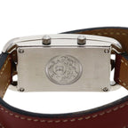Hermes Cape Cod Duzon Double Tour Watch SS Leather — view 7