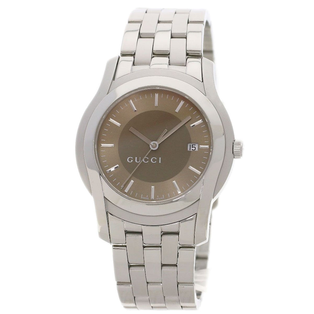 Gucci Round Face Watch SS