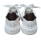 Louis Vuitton Time Out Line Monogram Low Cut Sneakers 34 White — view 2