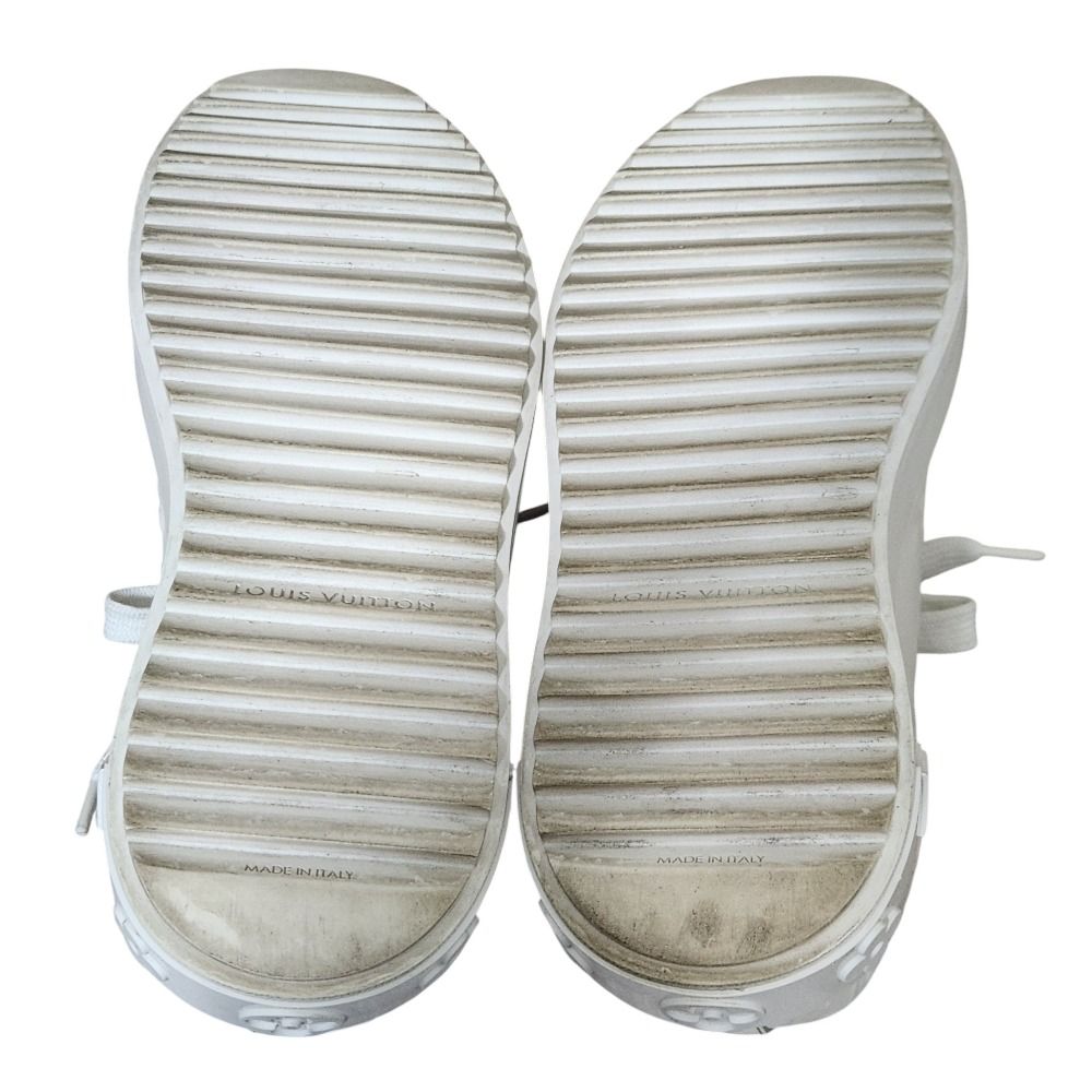 Louis Vuitton Time Out Line Monogram Low Cut Sneakers 34 White — view 7