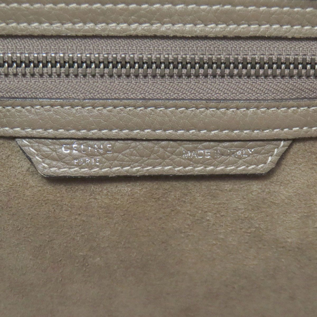 Celine Luggage Micro Handbag Calf — view 6