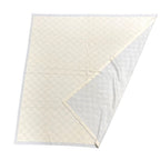Gucci GG Pattern Wool Knit Scarf Light Blue Beige — view 3