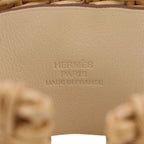 Hermes Collier de Chien Meadle Picnic Bangle Bracelet Beige Gold — view 9