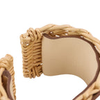 Hermes Collier de Chien Meadle Picnic Bangle Bracelet Beige Gold — view 7