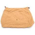 Louis Vuitton Monogram Cabas Mezzo Tote Brown Leather Gold — view 7