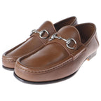Gucci Horsebit Leather Low Cut Shoes Loafers Brown — view 2