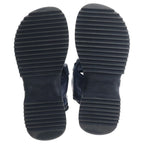 Louis Vuitton Monogram Velcro Strap Sandals Shoes Navy — view 5