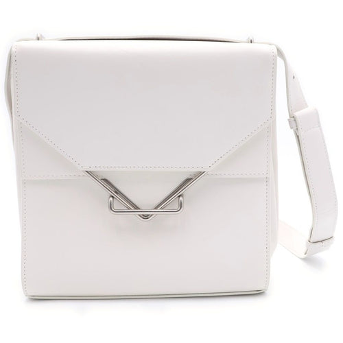 Bottega Veneta the Clip Crossbody Shoulder Bag Ivory