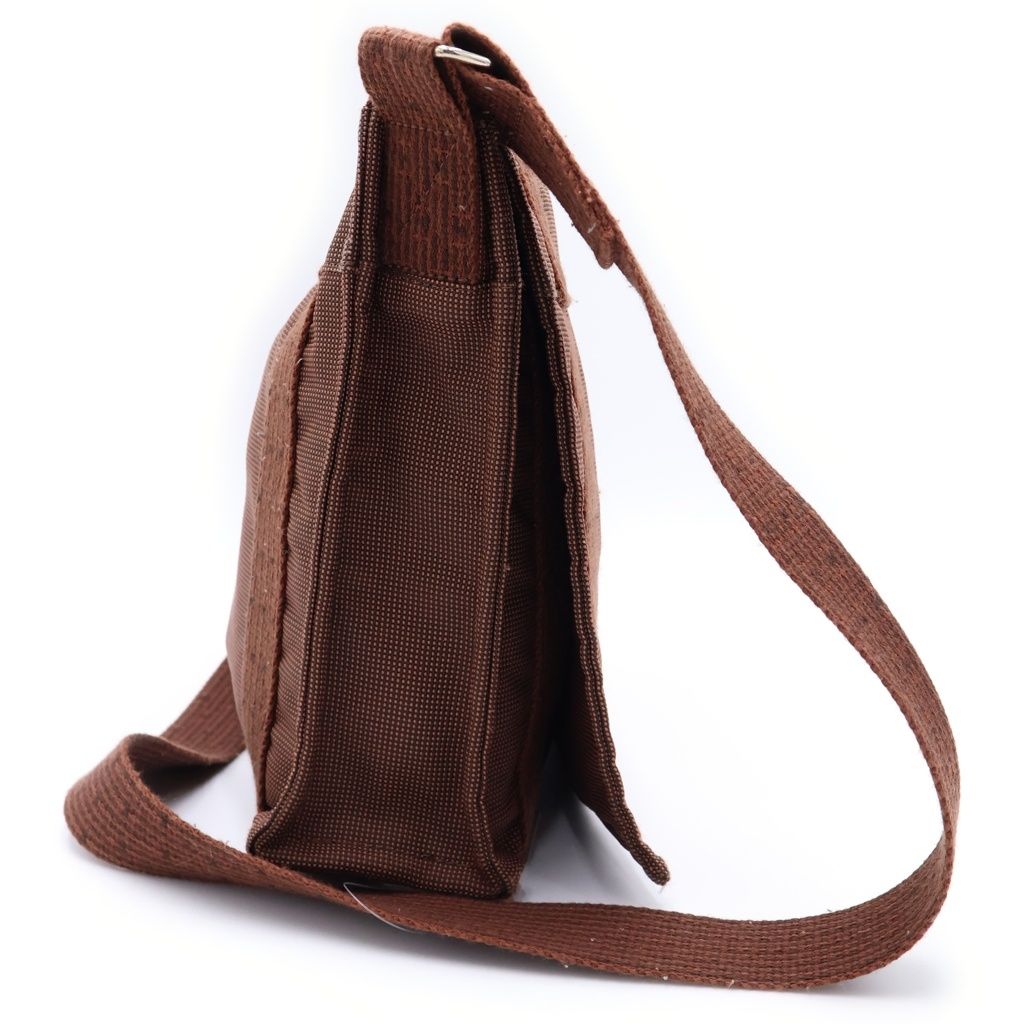 Hermes Her Line Shoulder Bag Brown Silver — view 3
