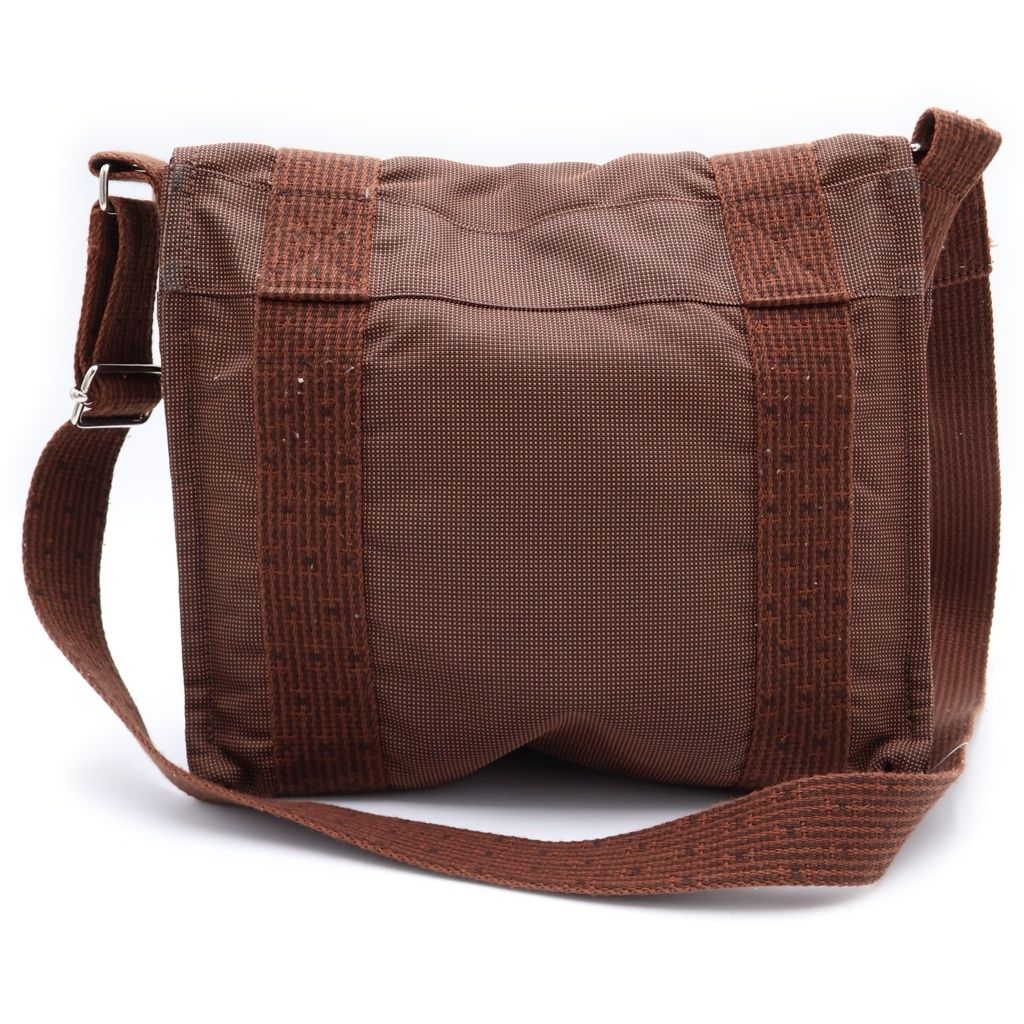 Hermes Her Line Shoulder Bag Brown Silver — view 2