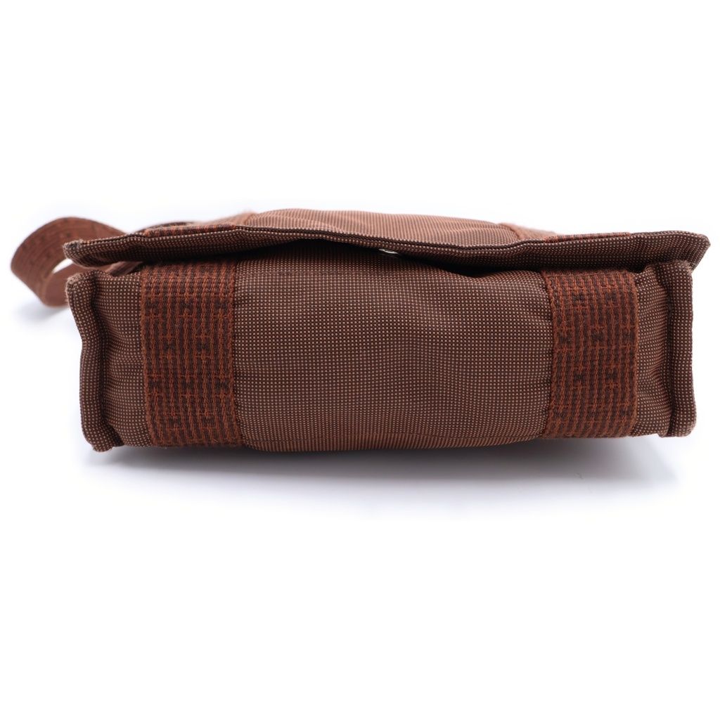 Hermes Her Line Shoulder Bag Brown Silver — view 4
