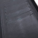 Louis Vuitton Monogram Shadow Zippy Organizer Wallet Black Leather Silver — view 5