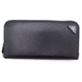 Prada Saffiano Wallet Black Leather