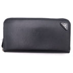 Prada Saffiano Wallet Black Leather