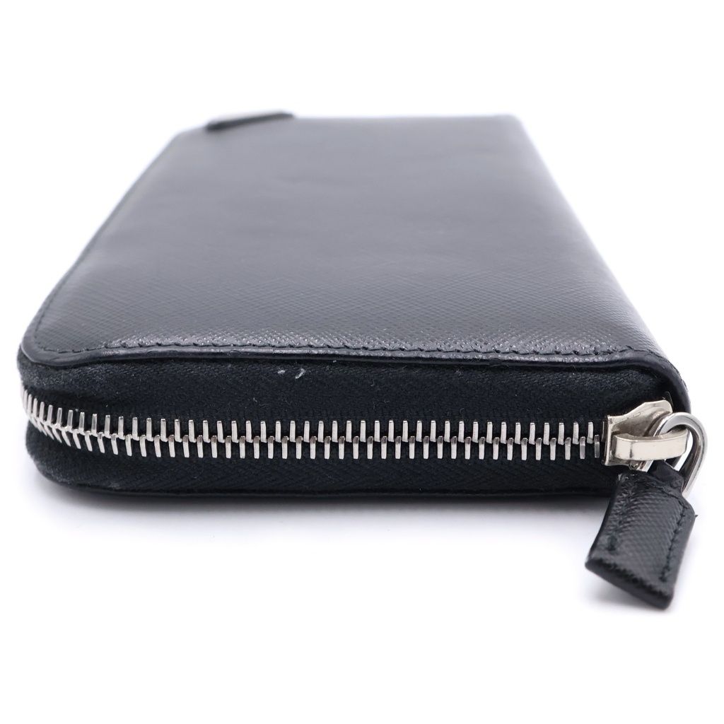 Prada Saffiano Wallet Black Leather — view 3