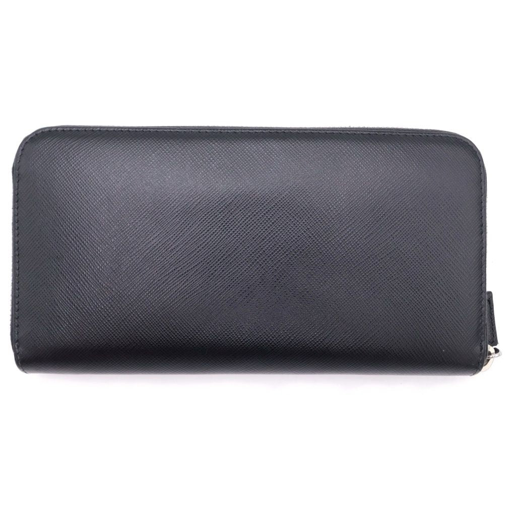 Prada Saffiano Wallet Black Leather — view 2