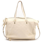 Louis Vuitton Monogram Empreinte Luminous PM 2-Way Shoulder Bag Ivory Leather — view 2