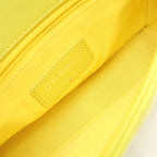 Chanel Quilted 20 S Flap S Chain Shoulder Bag Neon Yellow Caviar Leather — view 5