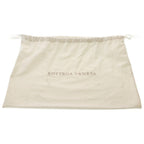 Bottega Veneta the Pouch Leather Clutch Second Kiss Lock Gold Brown — view 7