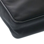 Prada Re-Nylon Mini Shoulder Bag Black Nylon Silver — view 6