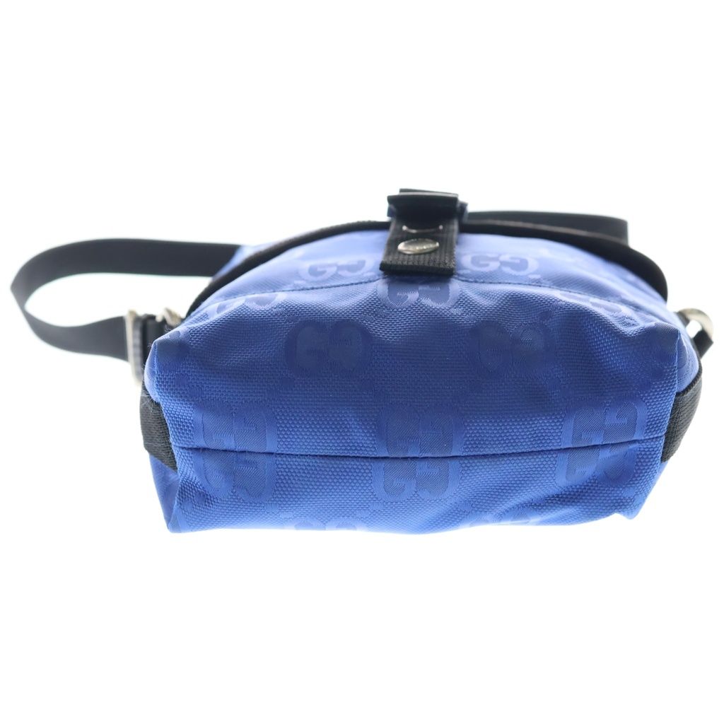Gucci Off the Grid GG Supreme Shoulder Bag Blue — view 4