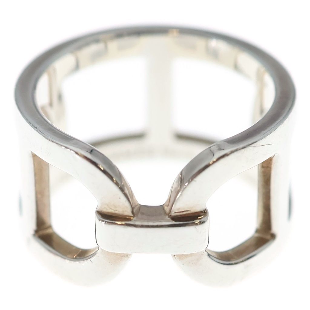 Hermes Chaine D'ancre Ring Silver