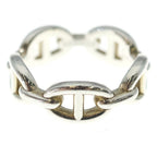 Hermes Chaine D'ancre Ring Silver