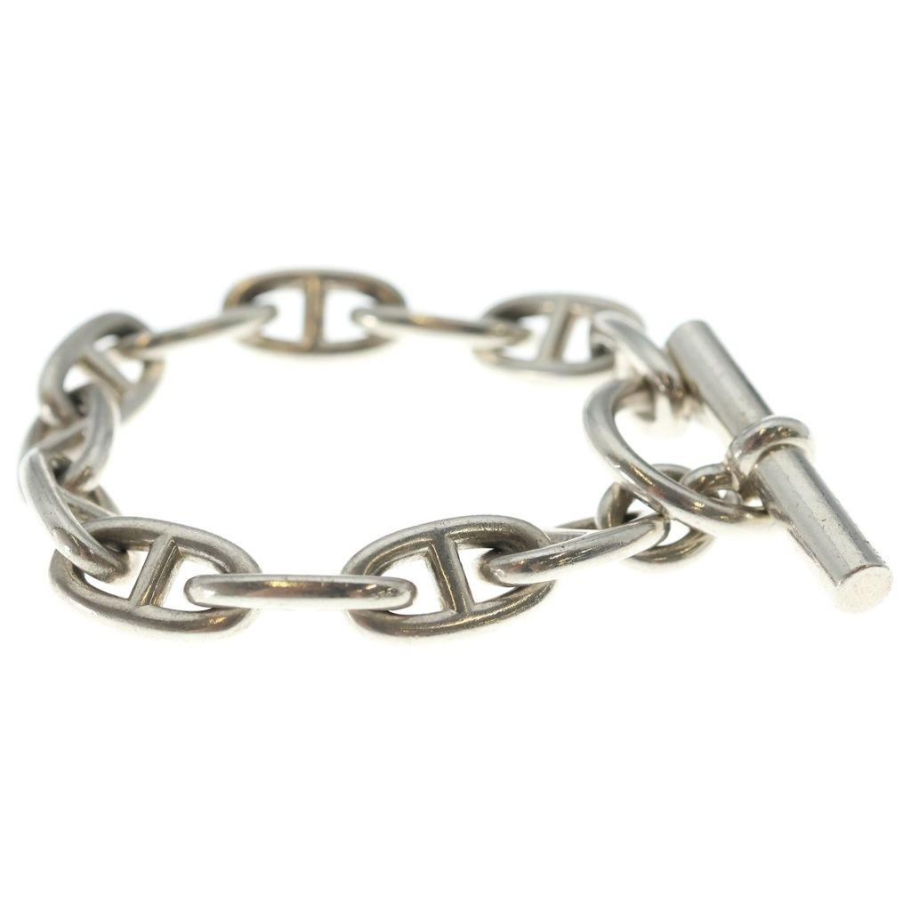Hermes Vintage Chaine D'ancre GM Silver Bracelet — view 3