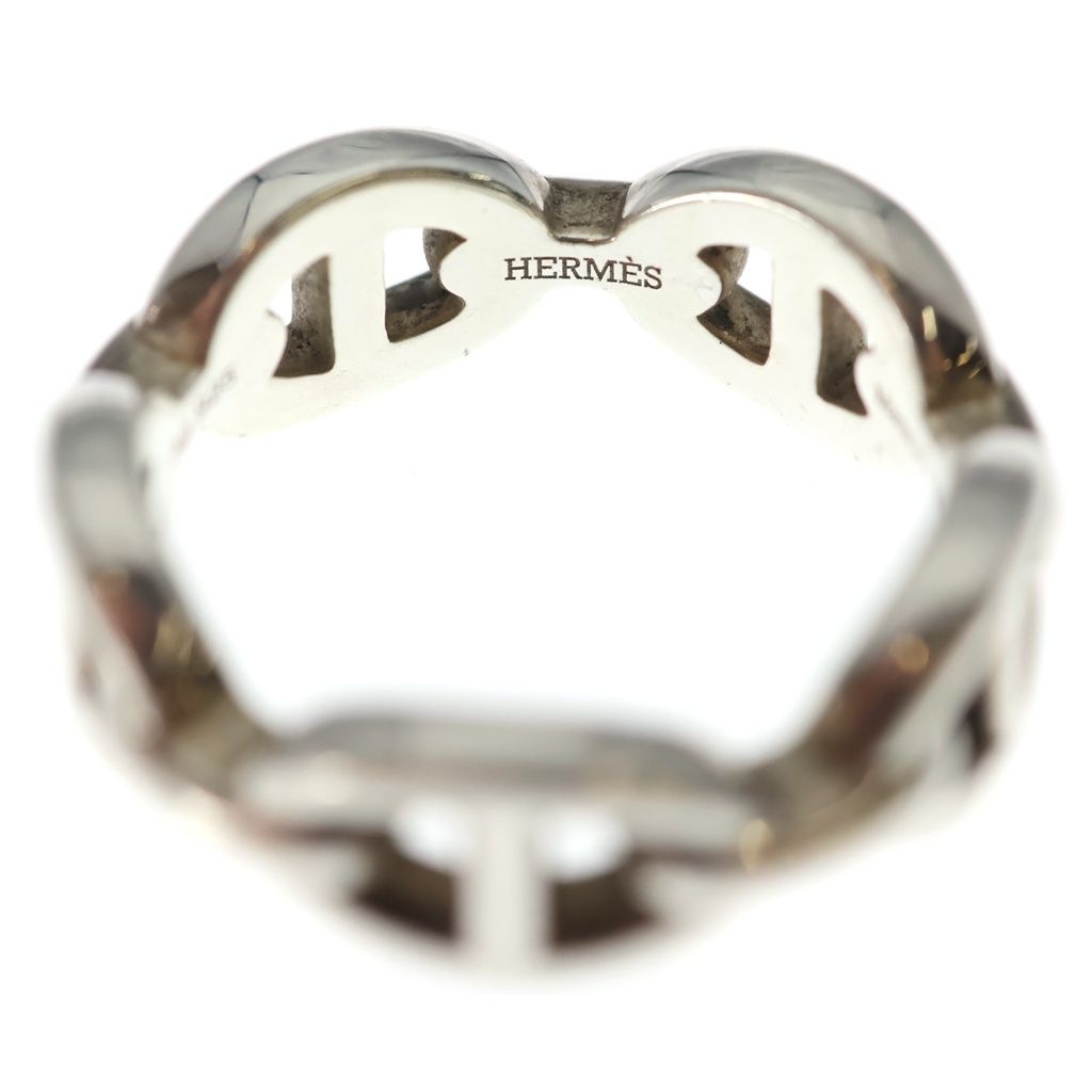 Hermes Enchainee PM Chaine D'ancre Ring Silver — view 5