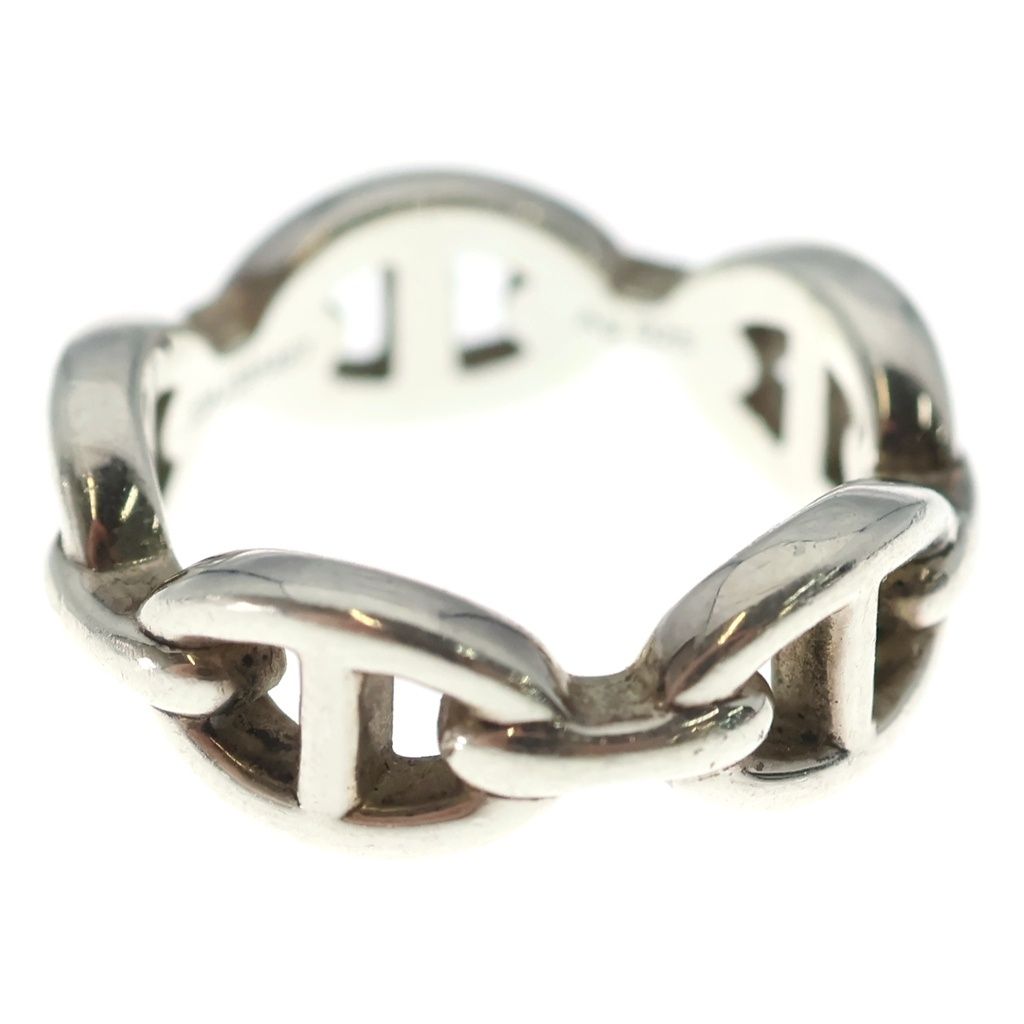 Hermes Enchainee PM Chaine D'ancre Ring Silver — view 4