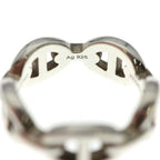 Hermes Enchainee PM Chaine D'ancre Ring Silver — view 6