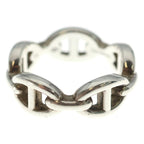 Hermes Enchainee PM Chaine D'ancre Ring Silver — view 2