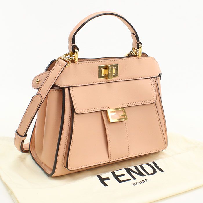 Fendi Peekaboo Mini Handbag Calf