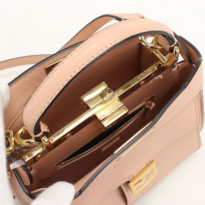 Fendi Peekaboo Mini Handbag Calf — view 3