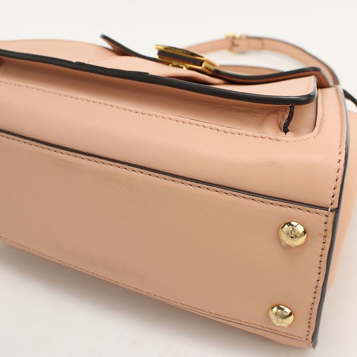 Fendi Peekaboo Mini Handbag Calf — view 6