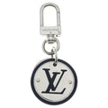 Louis Vuitton Porte Cles LV Circle Bag Charm Key Holder Key Ring Black Silver