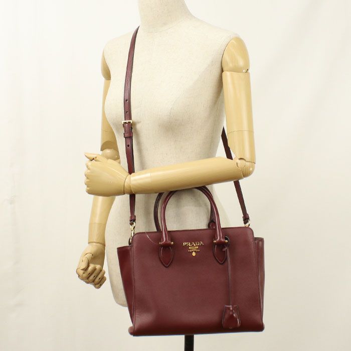 Prada 2-Way Tote Saffiano Leather — view 8