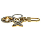 Louis Vuitton Porte Claire Insolence Metallic Key Holder Silver Gold — view 3