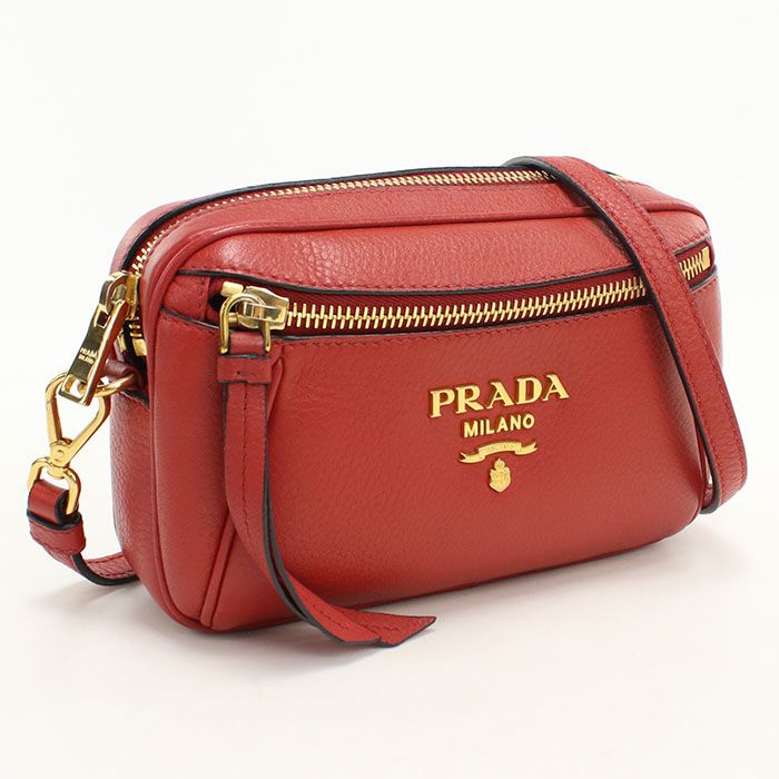 Prada 2-Way Shoulder Bag Leather