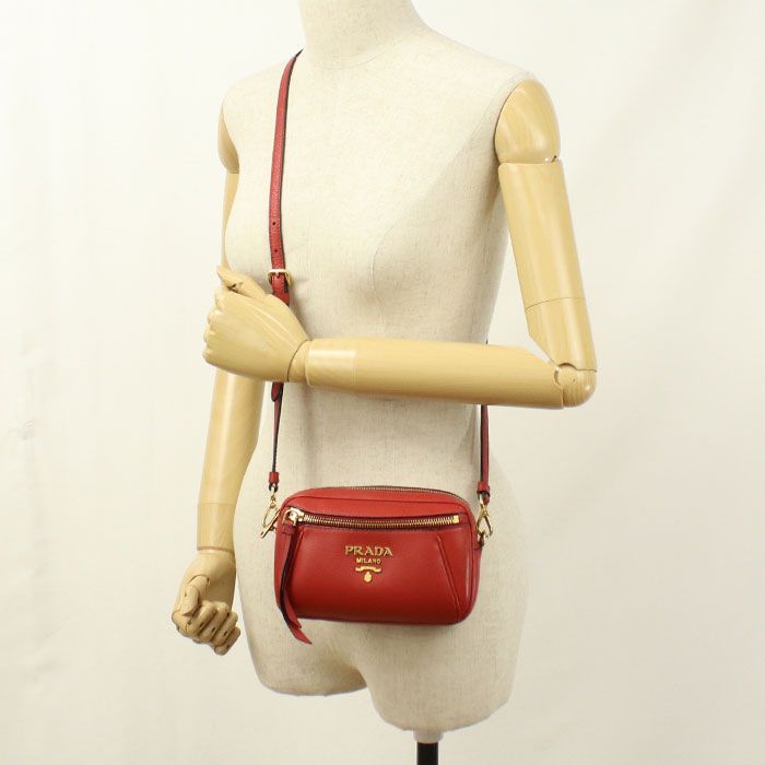 Prada 2-Way Shoulder Bag Leather — view 8