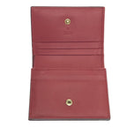 Gucci Bifold Wallet GG Supreme Cherry Mini 2 Stones Brown — view 7