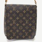 Louis Vuitton Shoulder Bag Musette Salsa Short Type Brown — view 2